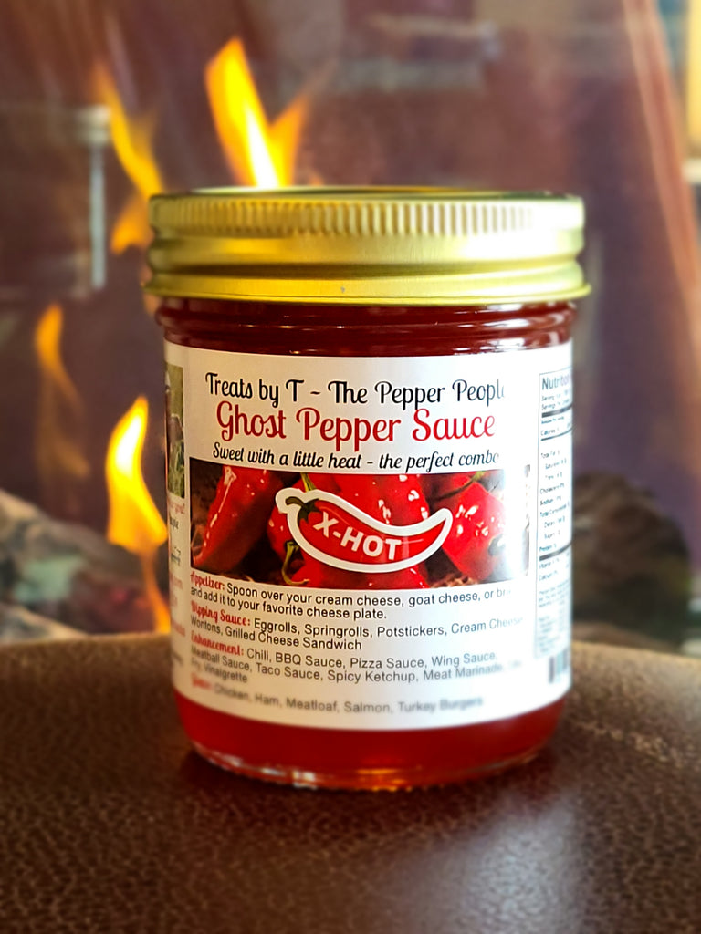 X-tra Hot Ghost Pepper Sauce. – Treats by T ~the pepper people